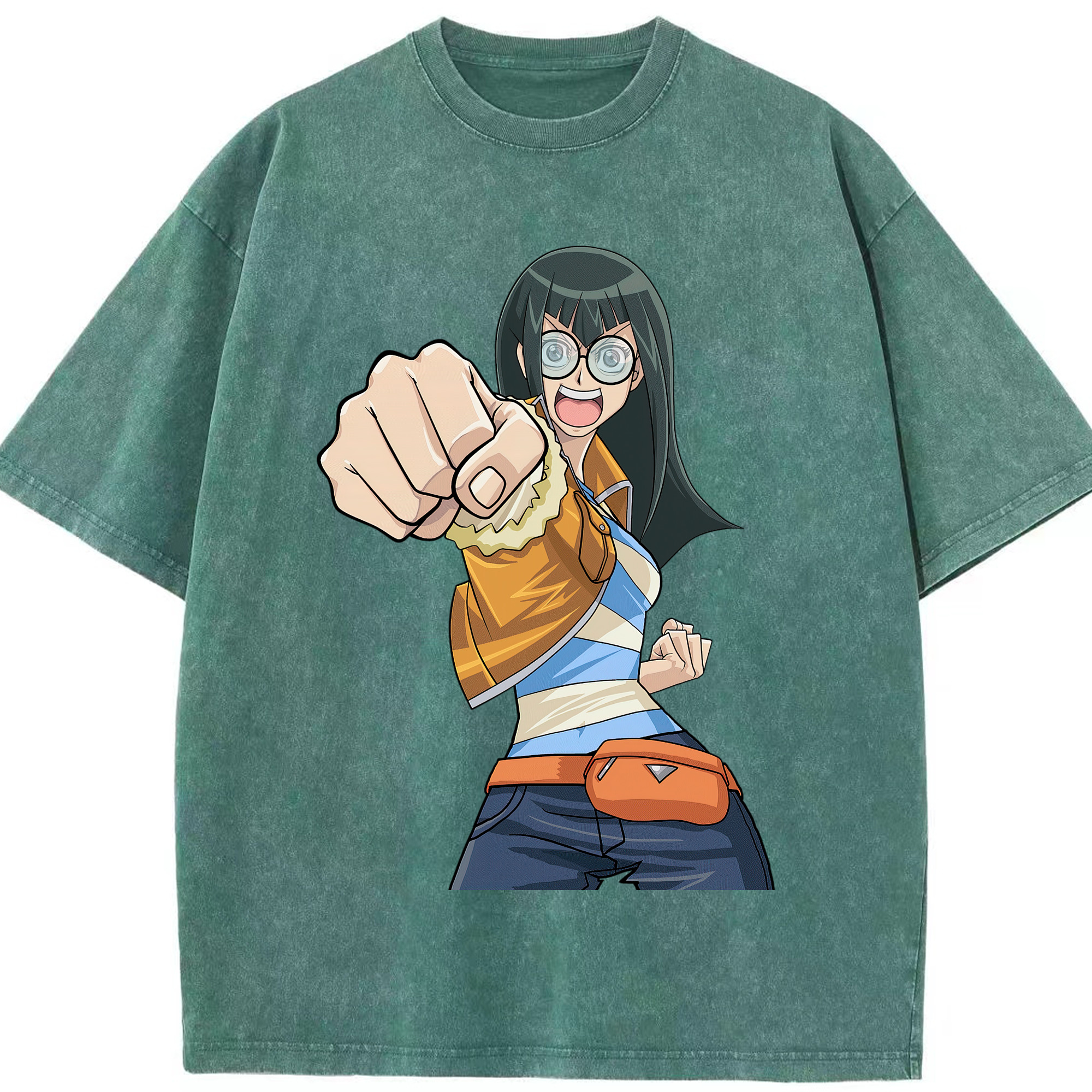 （画像用） 遊☆戯☆王 Yu-Gi-Oh! 綿100% ヴィンテージ風 半袖Tシャツ（フロントプリント）